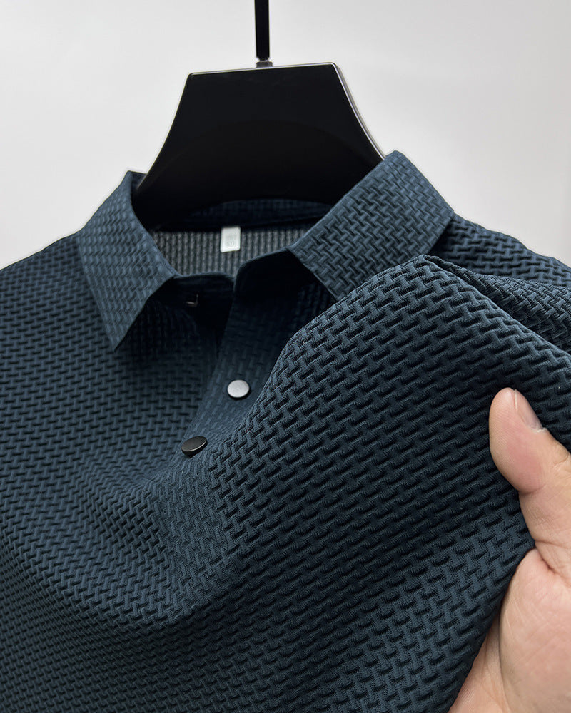 Camiseta manga corta, malla de seda