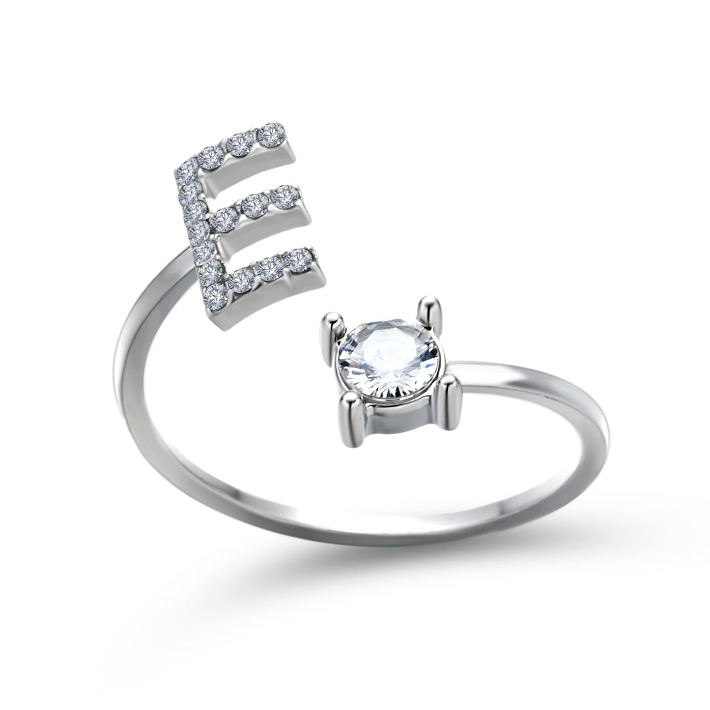Anillo con inicial VINTAGE