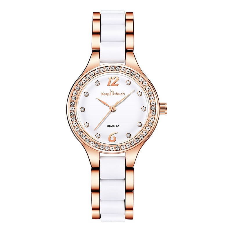 Reloj y pulsera de cuarzo para mujer