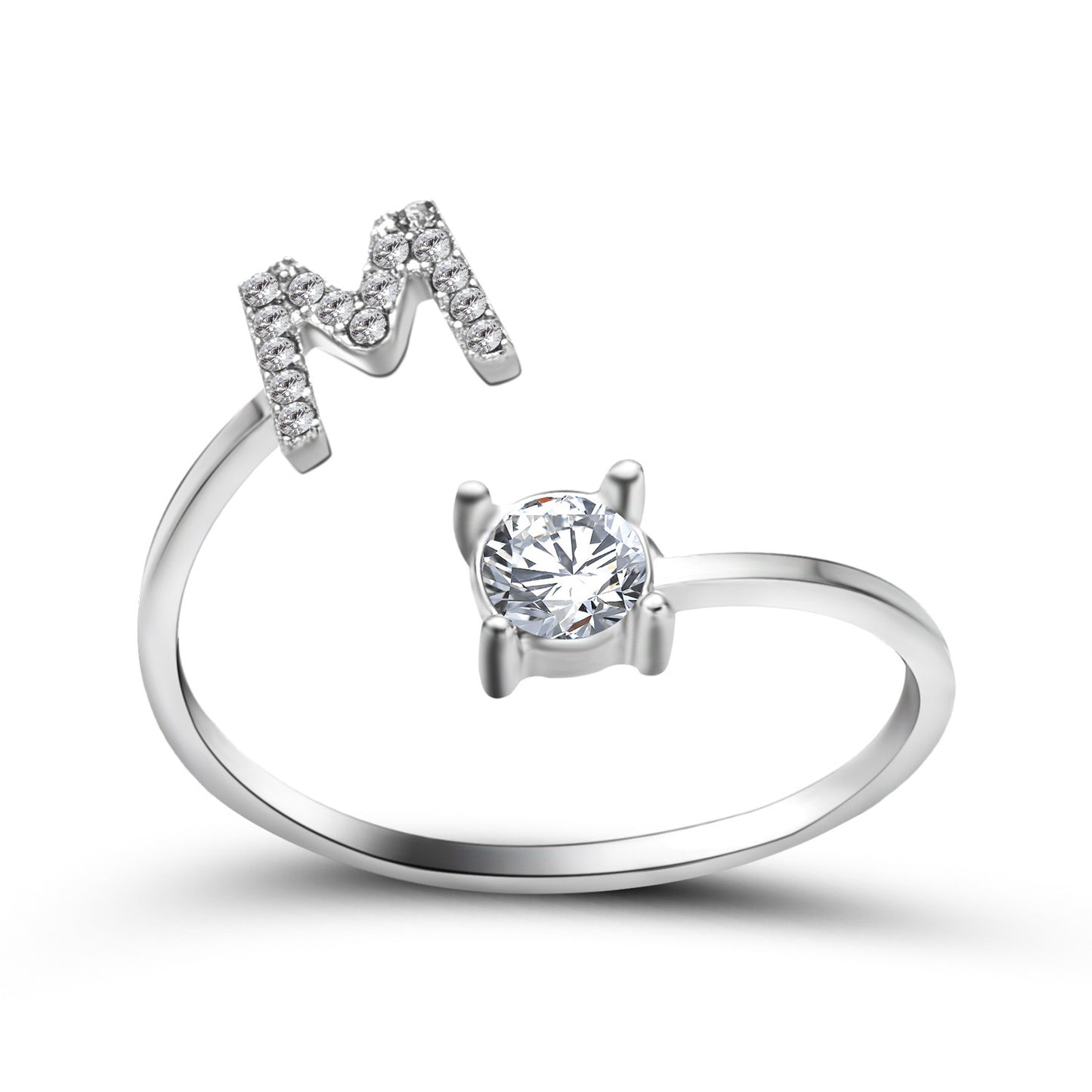 Anillo con inicial VINTAGE