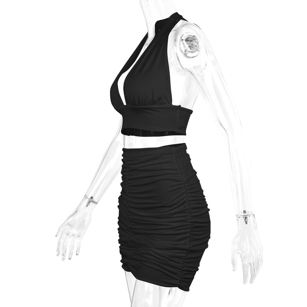 Conjunto top y falda para dama
