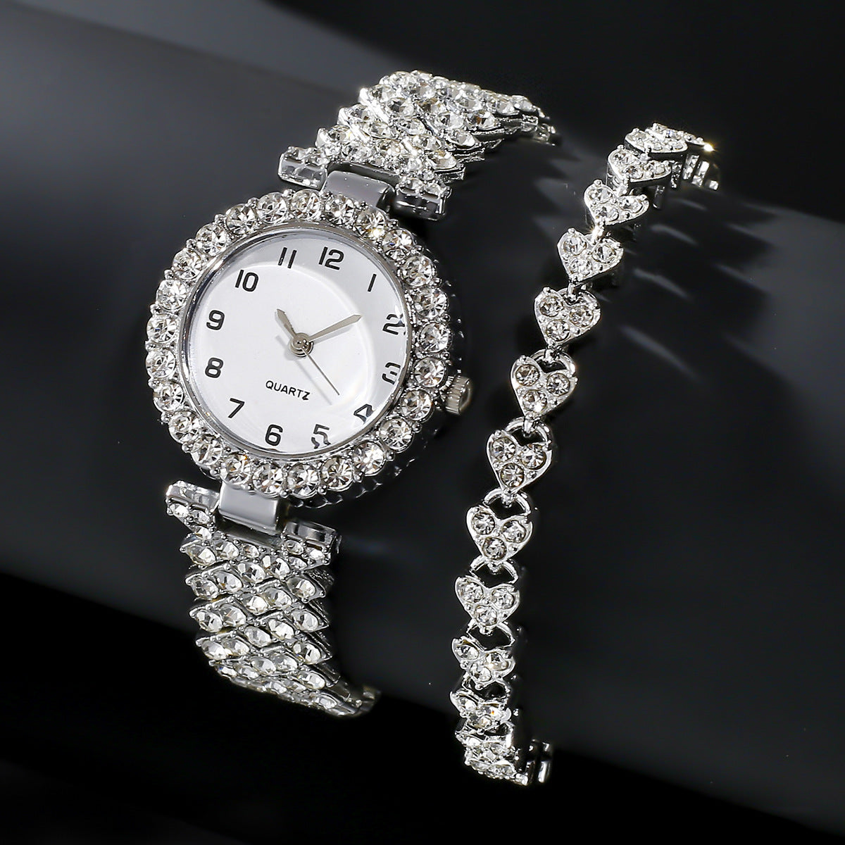 "QUARTZ" Reloj con pulsera para dama