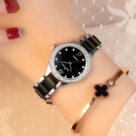 Reloj y pulsera de cuarzo para mujer