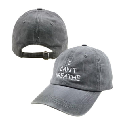 "I can't breathe" gorra unisex
