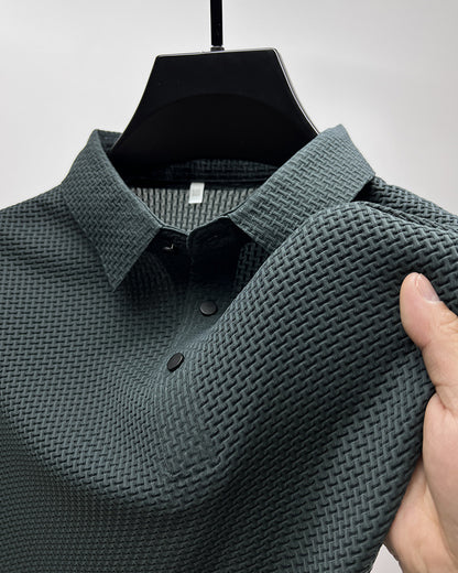 Camiseta manga corta, malla de seda