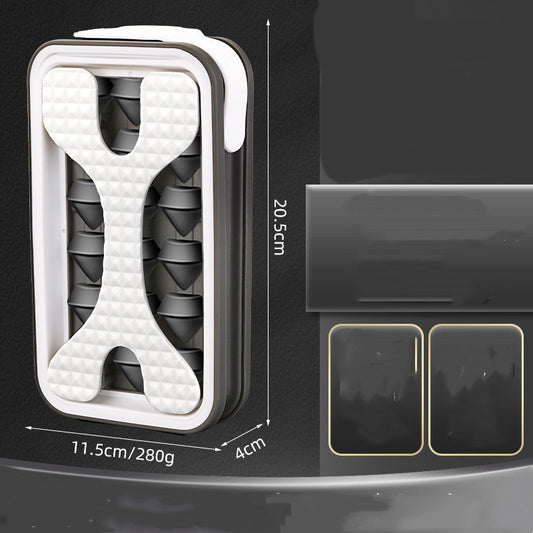 Molde portatil para hacer cubitos de hielo y servir agua, 2 en 1