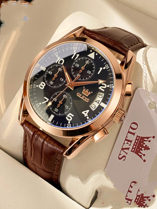 "OLEVS" Reloj de lujo para hombre