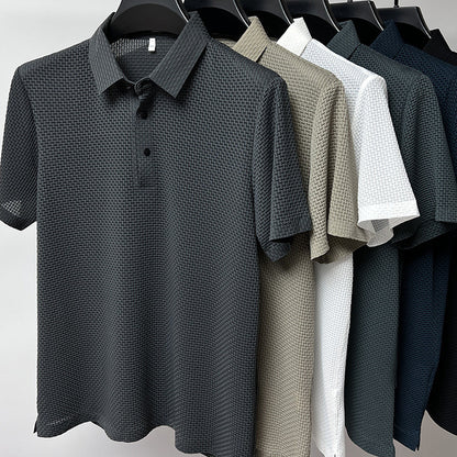 Camiseta manga corta, malla de seda